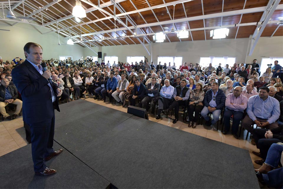 Bordet tuvo su primer acto como candidato