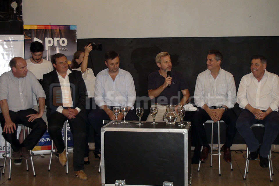 Frigerio no habló de su candidatura y pidió unidad en el acto del PRO