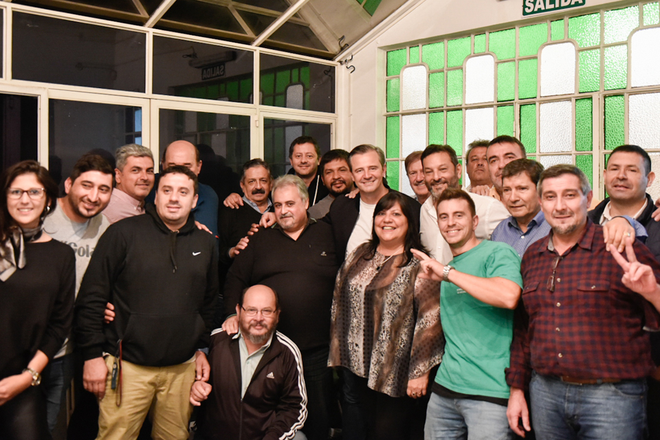 Bahl con la CGT y CTA