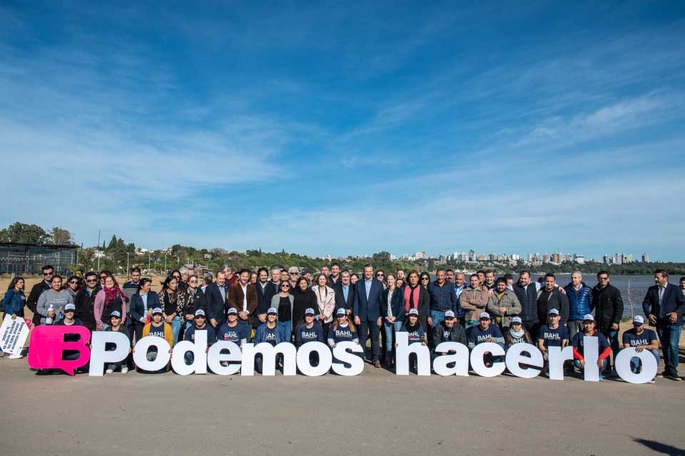 Bahl quiere sanear el río y recuperar las playas