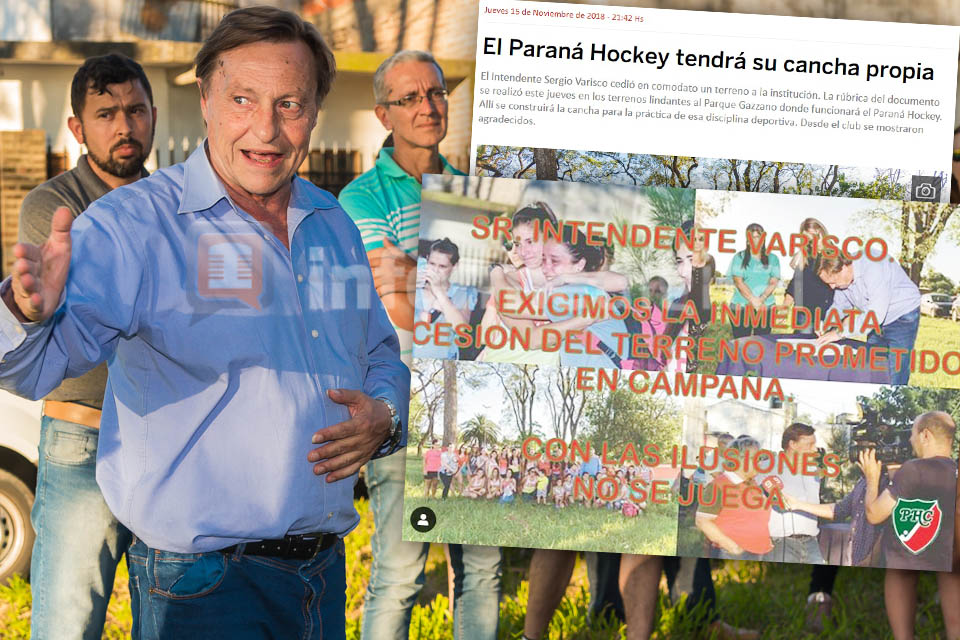 Malestar en el hockey con Varisco por terreno prometido