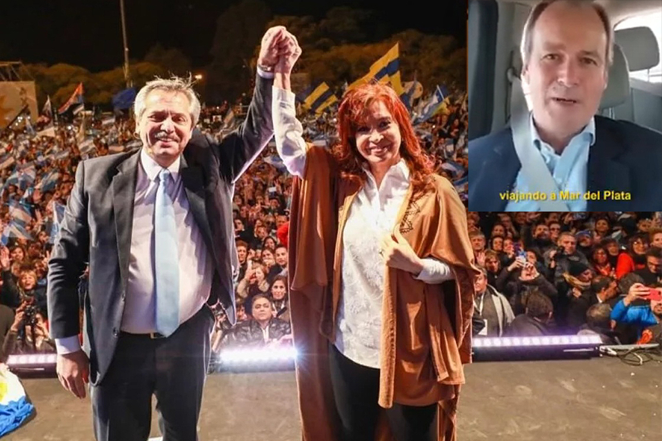 El video de Bordet camino al cierre de Alberto y Cristina