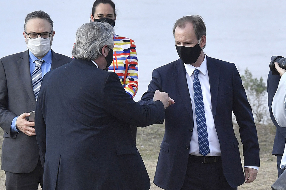 Alberto Fernández estuvo con Bordet antes de que diera positivo