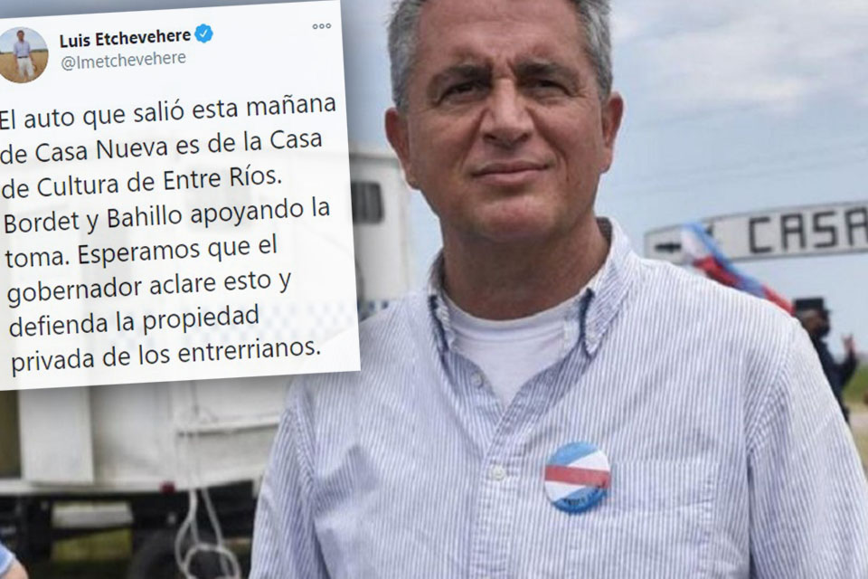 Vinculan a funcionario de la Provincia con la ocupación de la estancia