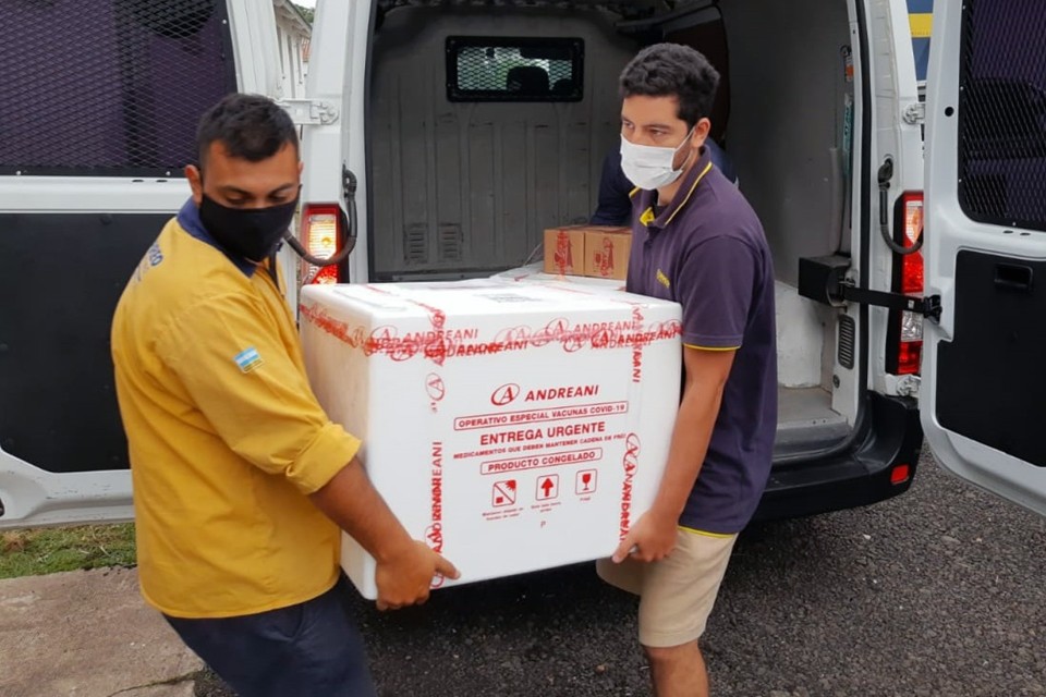 Llegó otra partida de 2000 dosis de la Sputnik V