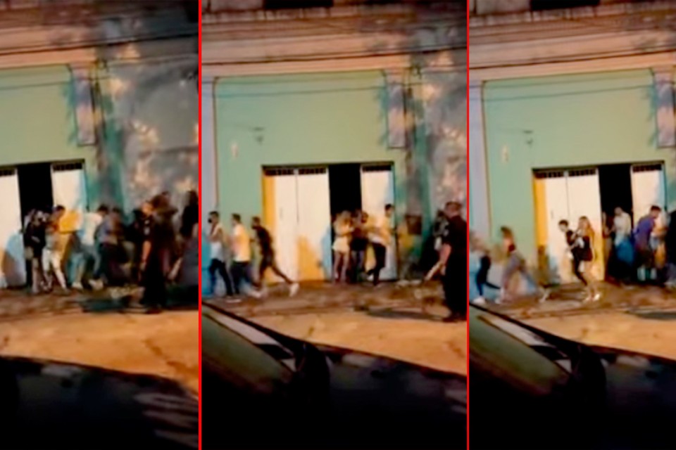 Más de 100 jóvenes desafiaron el toque de queda