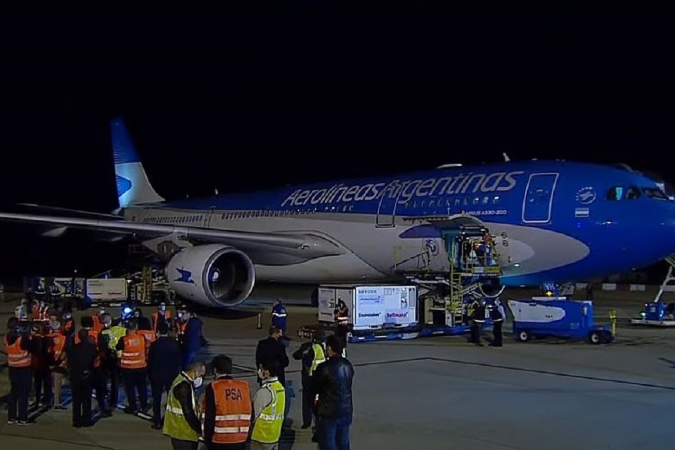 Argentina sumó 2 millones de dosis esta semana