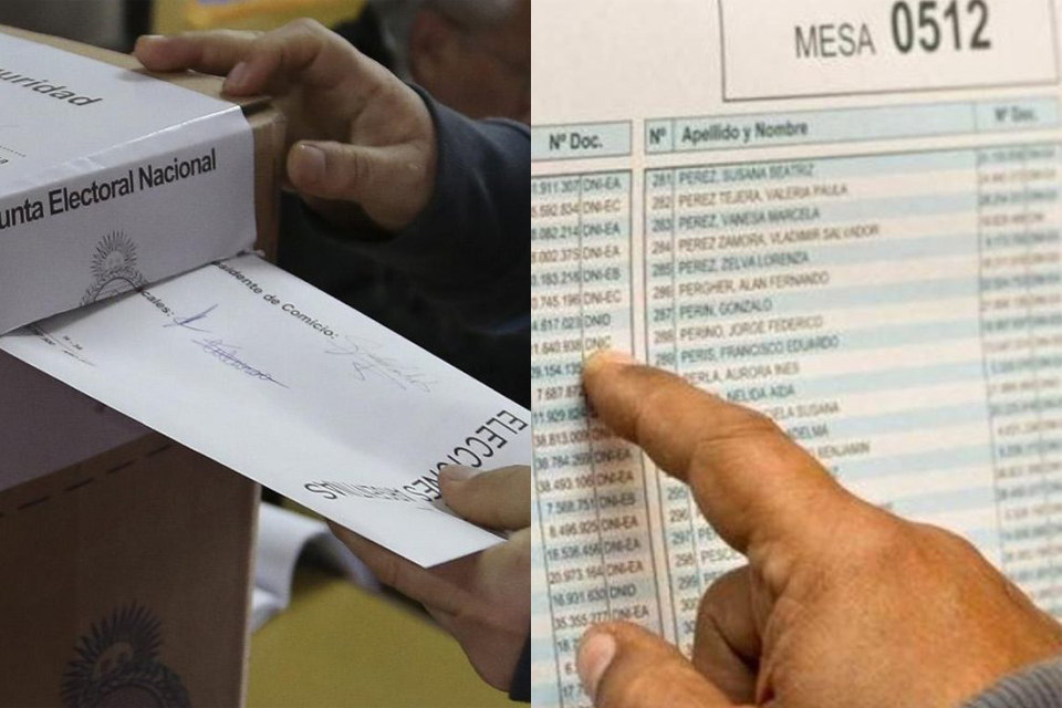 ¿Dónde voto en estas PASO?