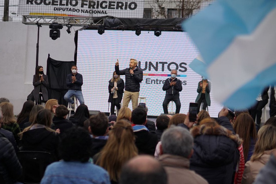 Frigerio tuvo que cerrar sin pegarle a nadie