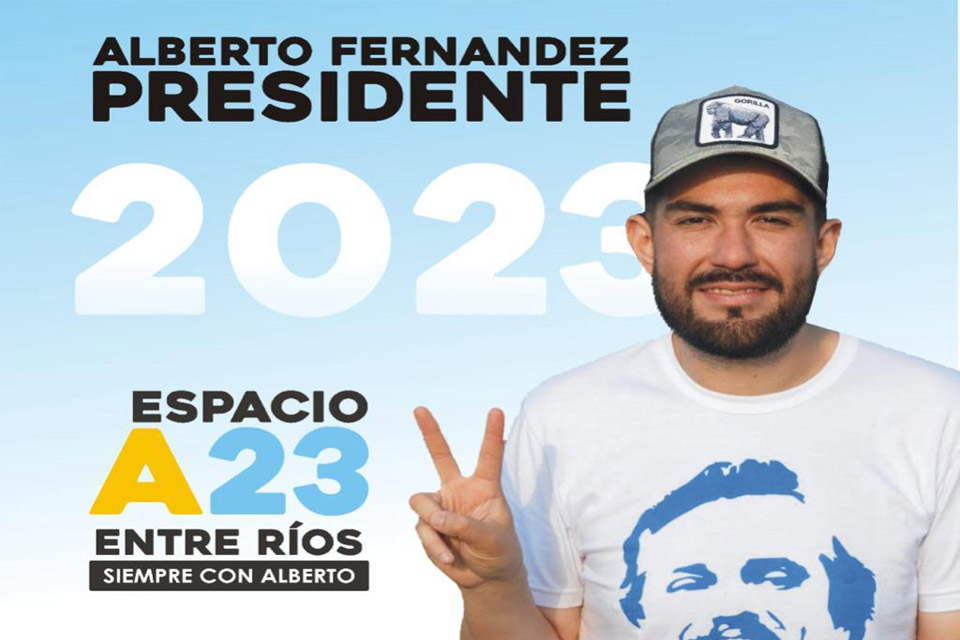 Se presenta como referente de Alberto un condenado por estafa al estado entrerriano