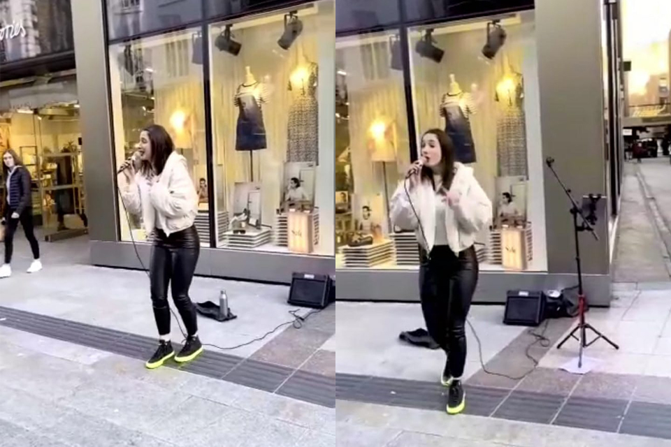 El video de la entrerriana que gana 80 euros por día cantando