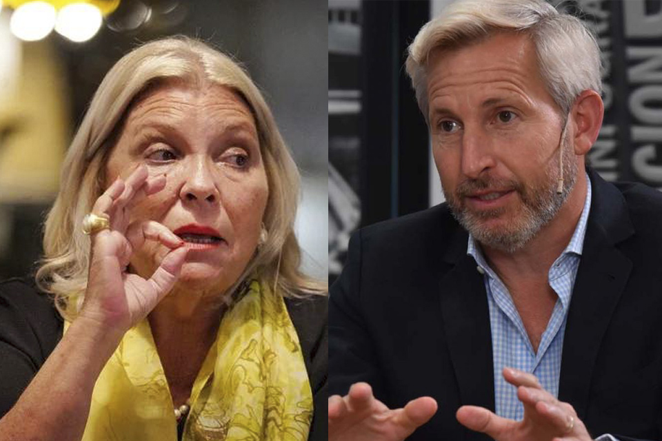 Carrió ahora habló de una “amante” de Frigerio