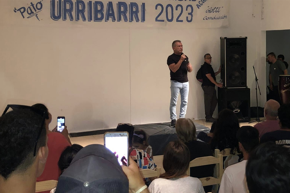 Urribarri repitió en San Benito que quiere ser gobernador