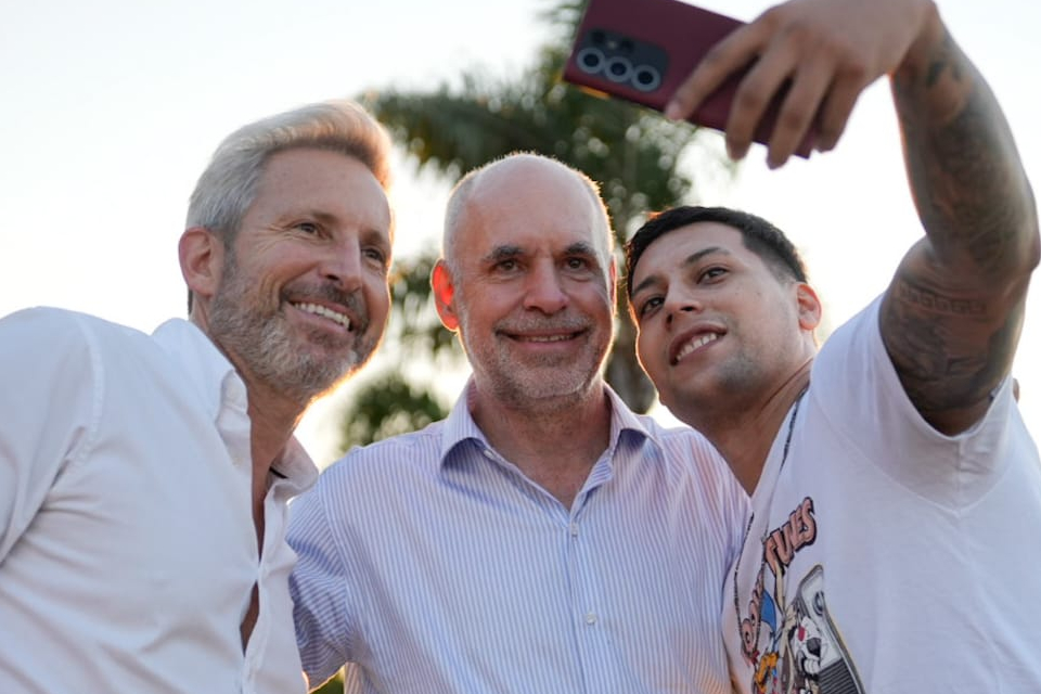 Larreta llegó a Paraná con otra encuesta a su favor