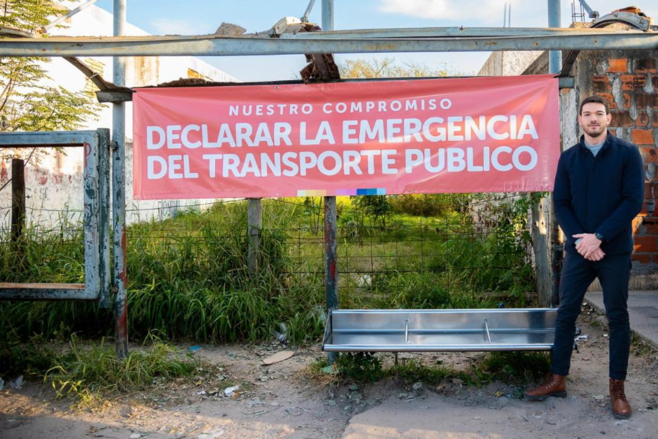 Gainza también apunta al transporte público