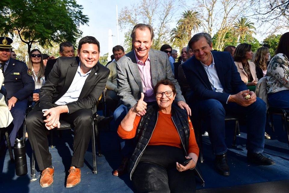 Bordet resaltó la entrerrianía junto a Bahl y a Bastián en San José