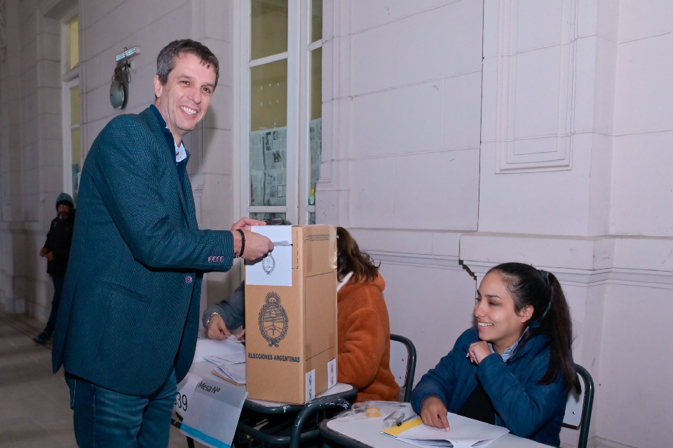 El mensaje de Cresto luego de votar