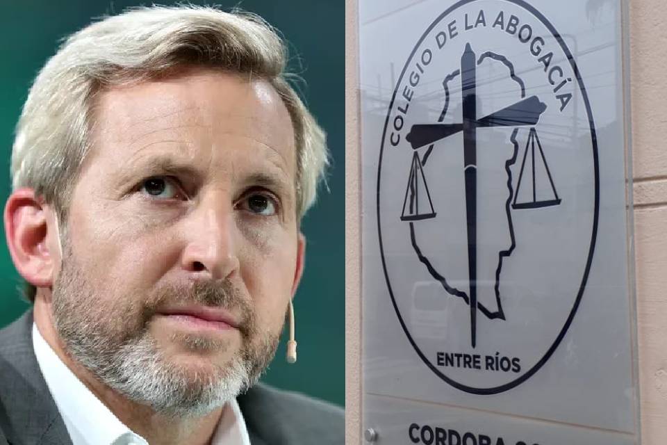 El Colegio de la Abogacía cruzó a Frigerio
