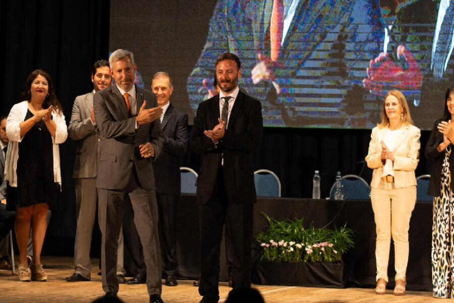 Primeros días de Frigerio y palabras de sus funcionarios