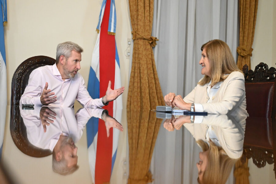 Primer encuentro entre Frigerio y Romero con elogios