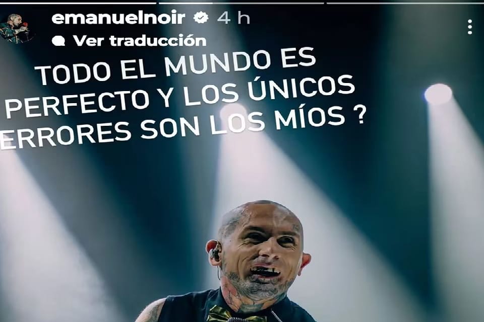 (Artista entrerriano) El fuerte descargo de Emanuel Noir, cantante de Ke Personajes, tras protagonizar una pelea callejera