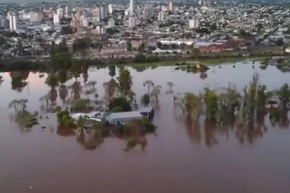 “Estamos desamparados”: crece la preocupación en Concordia tras la crecida del río Uruguay