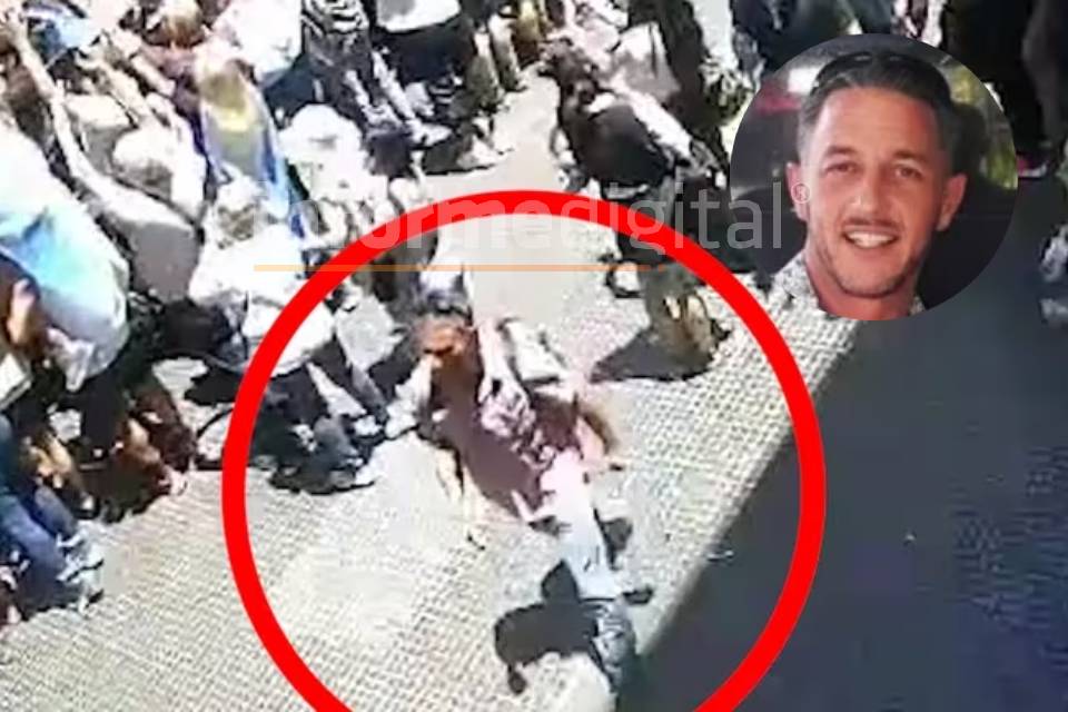 Es entrerriano quien lanzó una botella a Javier Milei