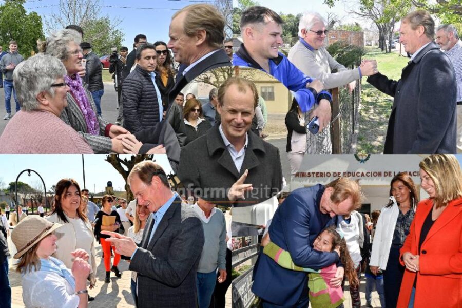 En plena discusión por liderazgos Bordet enrostra su imagen