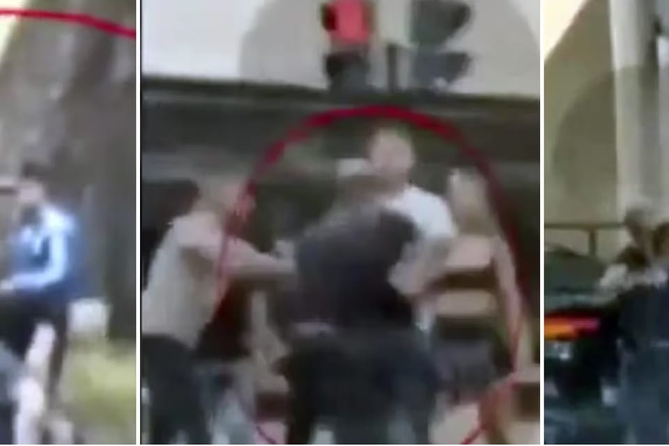 (Artista entrerriano) Otro escándalo del cantante de Ke Personajes: apareció el video completo de una pelea a trompadas en Recoleta