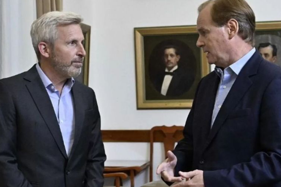 Bordet lo defendió pero Frigerio volvió a quejarse de la herencia