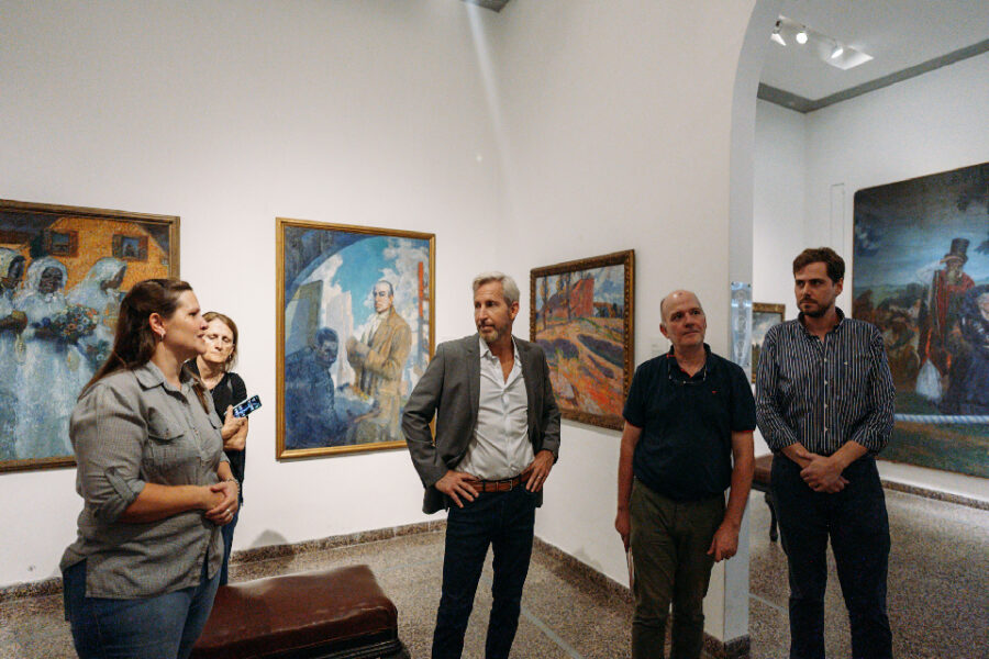 A contrapunto de Milei, Frigerio garantizó su compromiso con la cultura