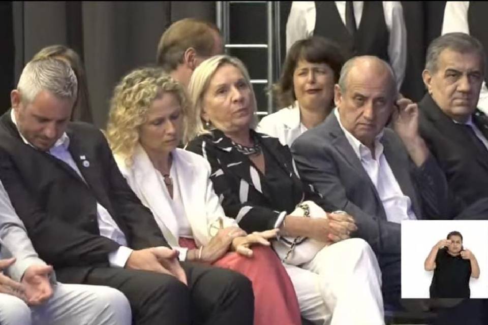 Gaillard meme en el discurso de Frigerio