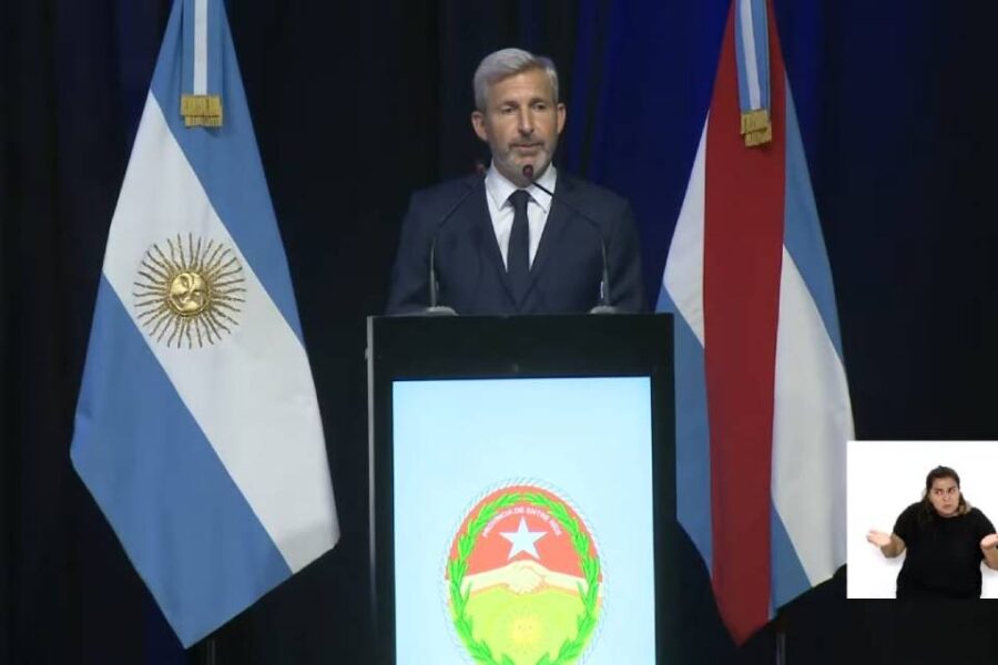 Frigerio reiteró que quiere una buena relación con Milei