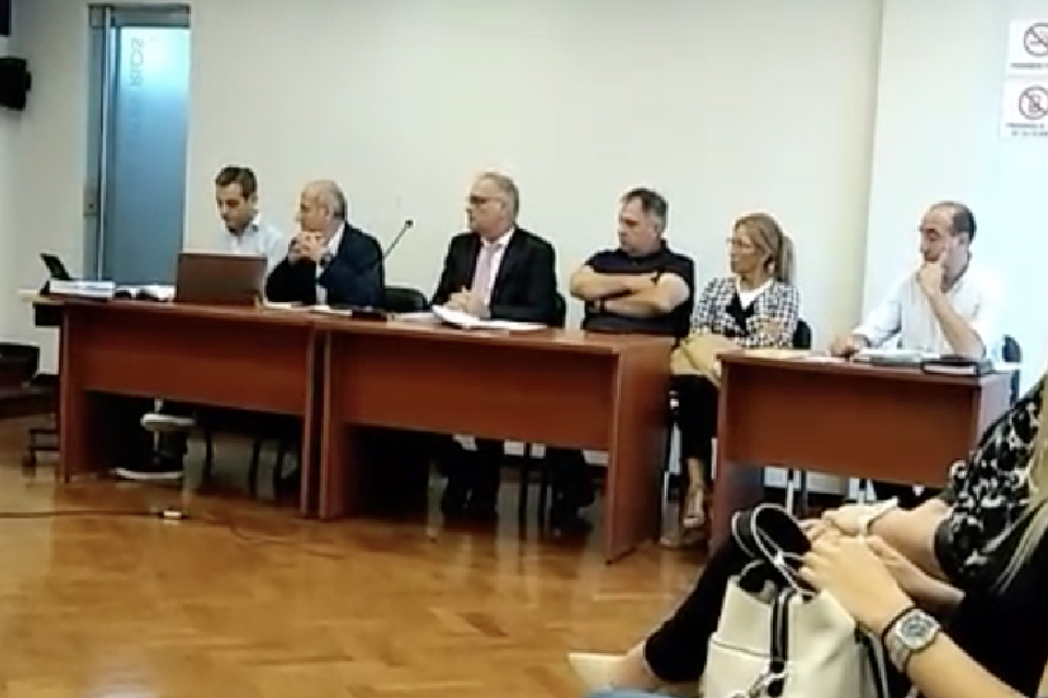 Quedó suspendido el juicio a Rossi