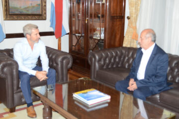 Frigerio y Rossi hablaron de obras para Santa Elena