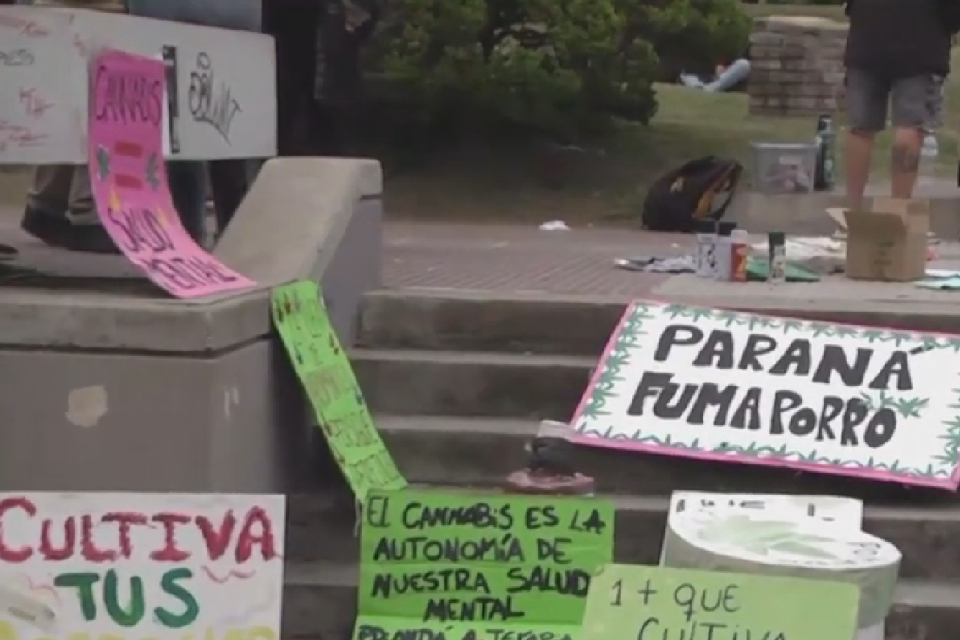 Marcha Mundial de la Marihuana: también tuvo lugar en la provincia