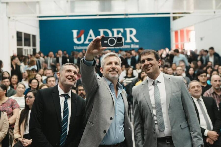 Frigerio estuvo en la reelección de Filipuzzi en la Uader