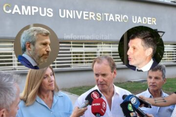 Uader: Al final Frigerio termina una obra inaugurada