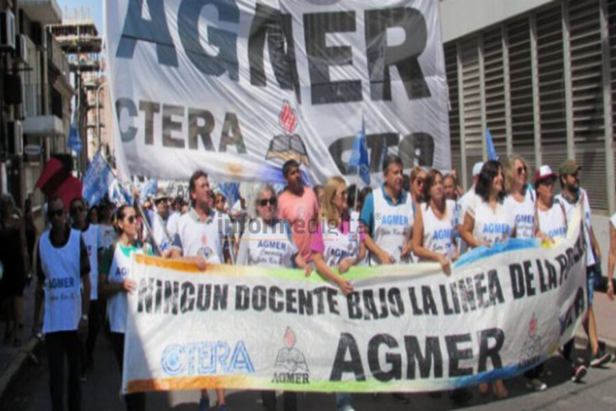 AGMER salió de la conciliación de acuerdo y ahora anunció cinco días de paro