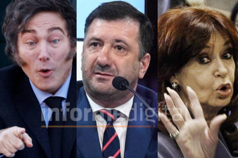 Kueider en medio de la puja entre Milei y Cristina