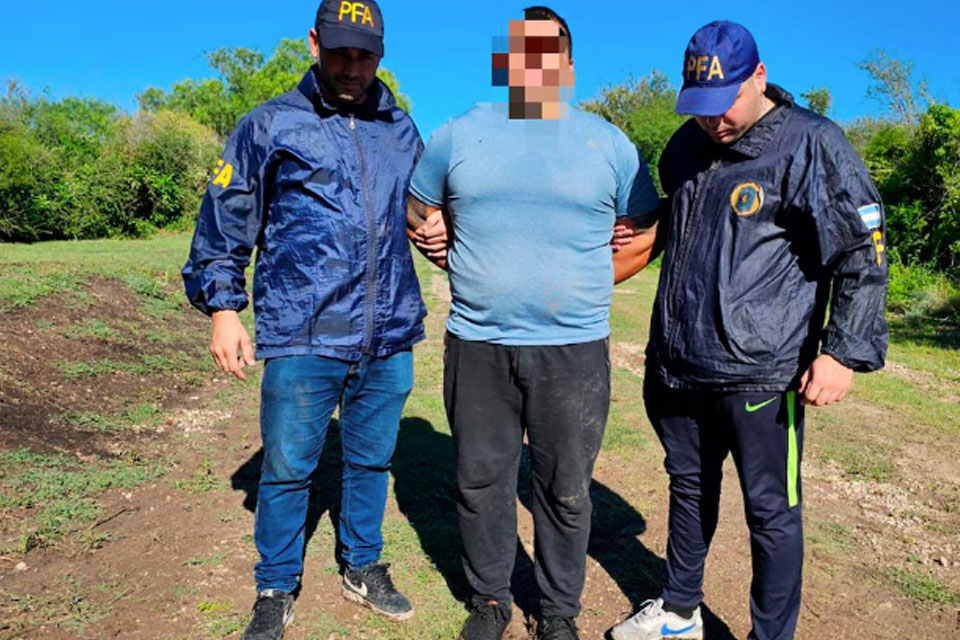 (Fue en Entre Ríos) Detienen a Marcos Julián Díaz, un expumita acusado de financiar a una banda narco que trafica cocaína desde Perú