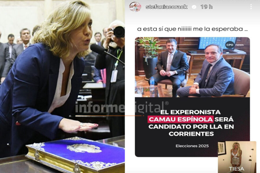 Cora aprovecha el pase de Camau Espínola a LLA para vincular a Kueider con el mileísmo