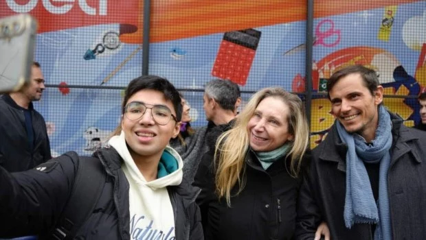 Karina Milei y Martín Menem recorrieron Oberá junto a candidatos de La Libertad