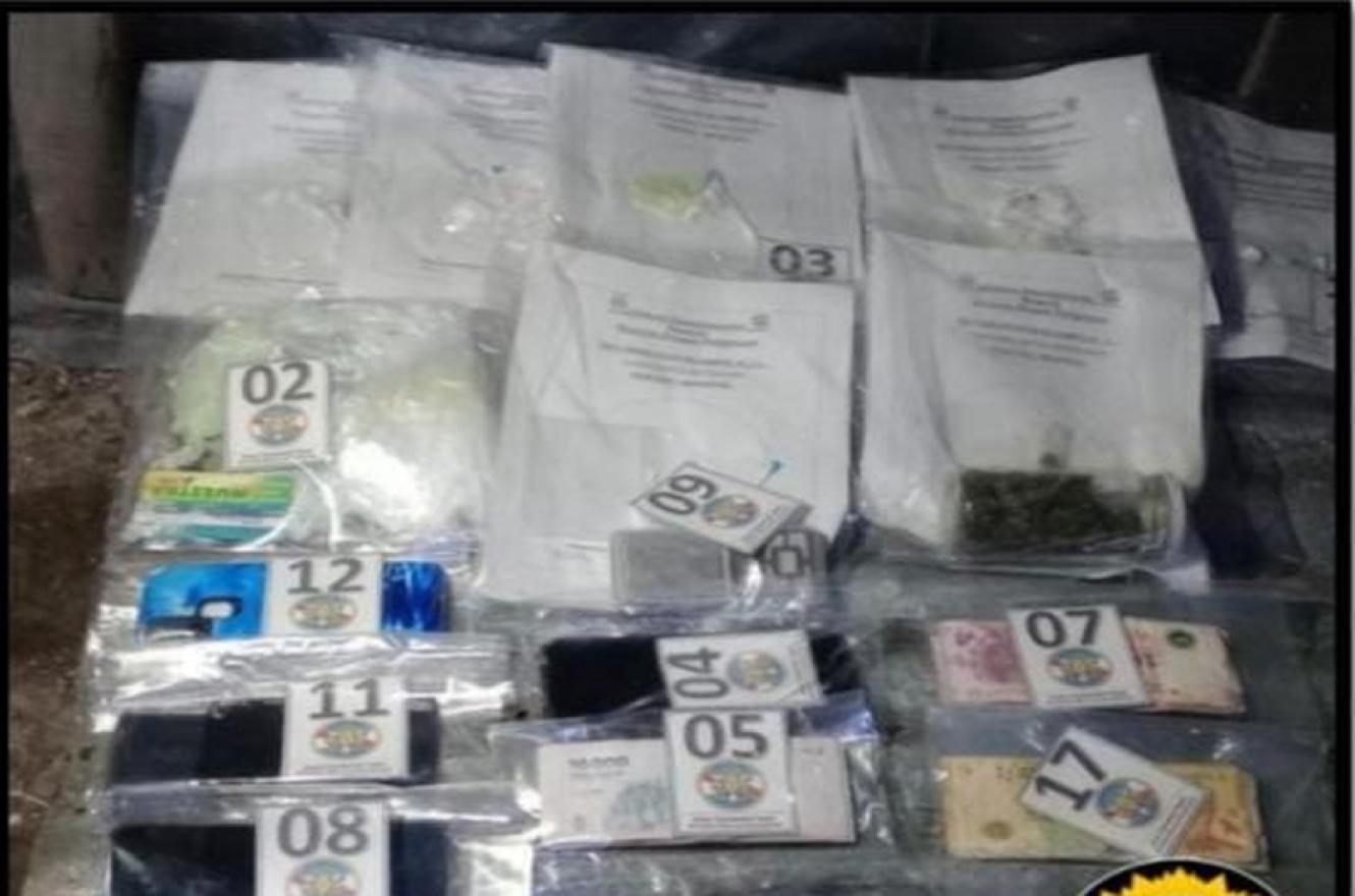 Droga incautada en Nogoyá y arresto de dos individuos