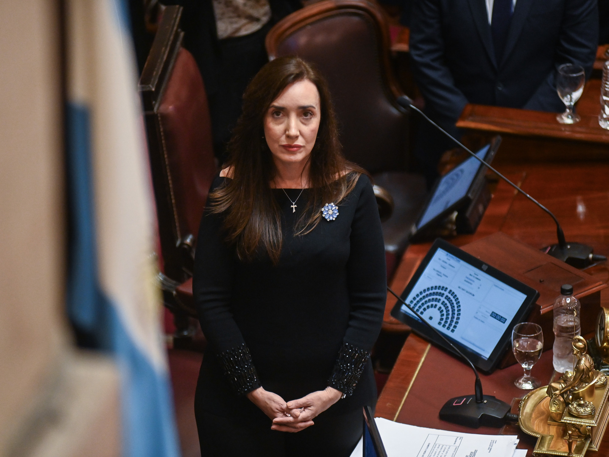 Villarruel sigue marginada del Gobierno, sin diálogo con Milei y con un Senado en crisis