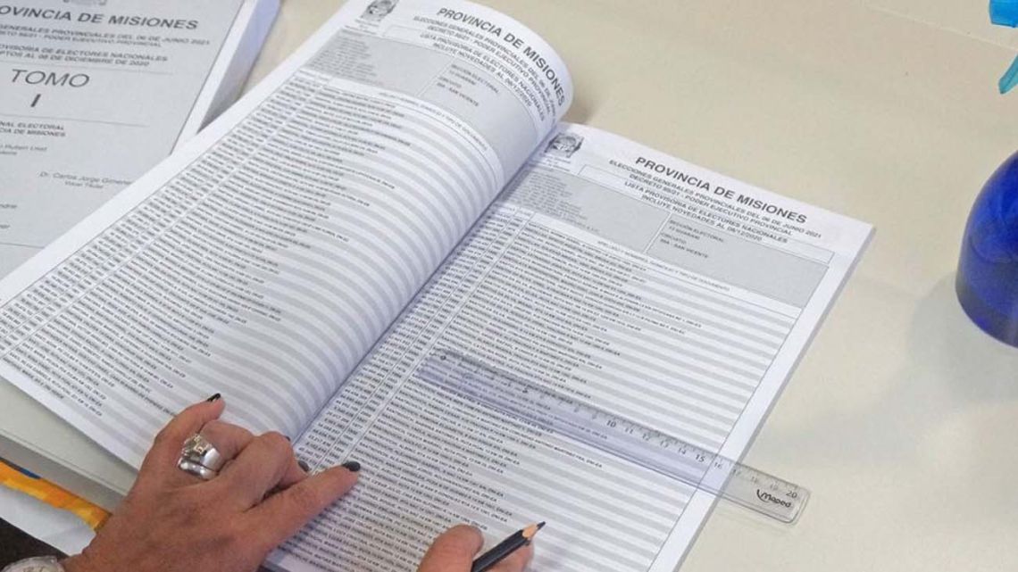 Padrón definitivo oficializado por el Tribunal Electoral en las Elecciones de Misiones 2025