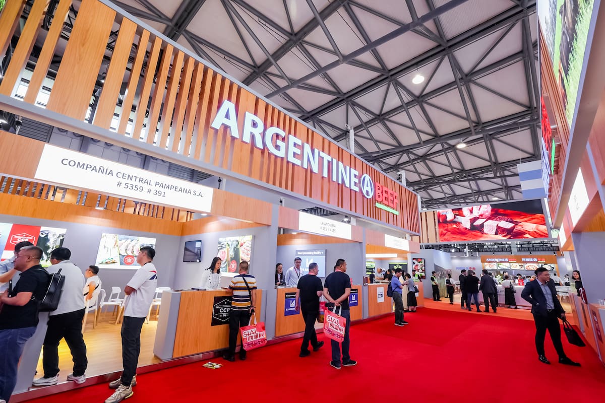 El recorrido de la carne argentina en Sial China 2025
