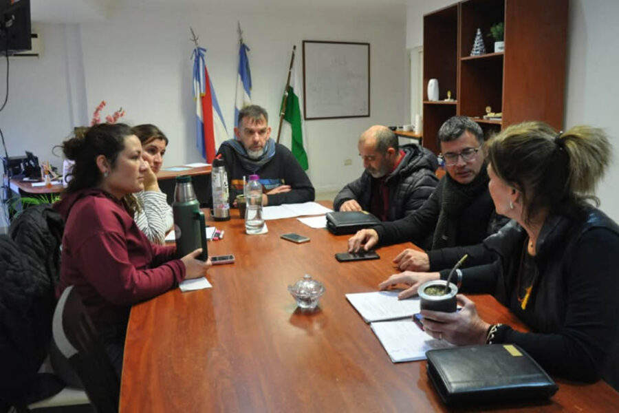 El intendente y la vice trabajan en el reglamento del HCD