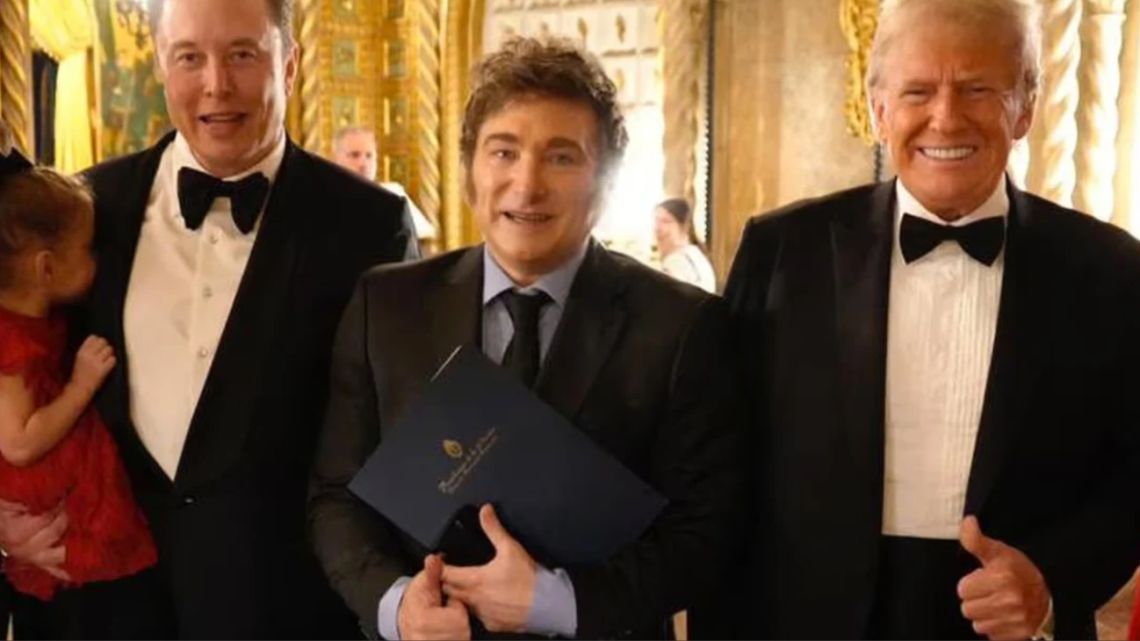 Milei evita comentar sobre la disputa entre Musk y Trump en su amistad con ambos personajes prominentes
