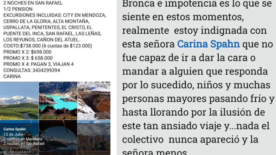 Mujer denunciada por estafa a decenas de personas a través de un viaje turístico fraudulento